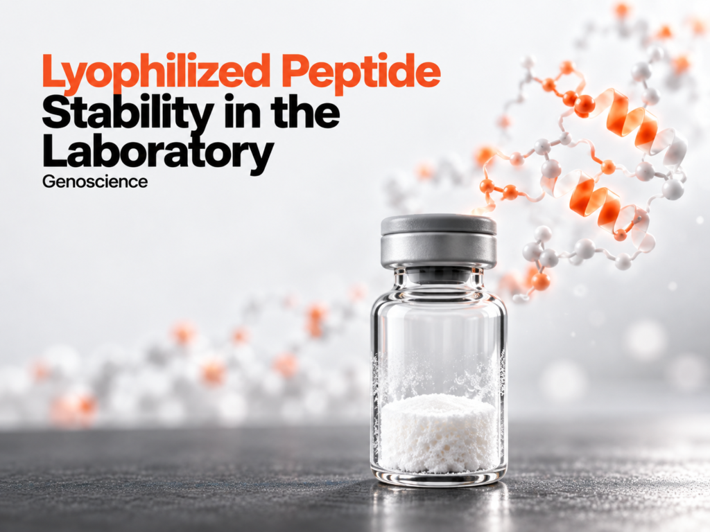 Lyophilized peptide stability in the laboratory